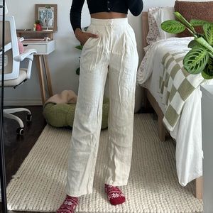 cotton on pleated pants